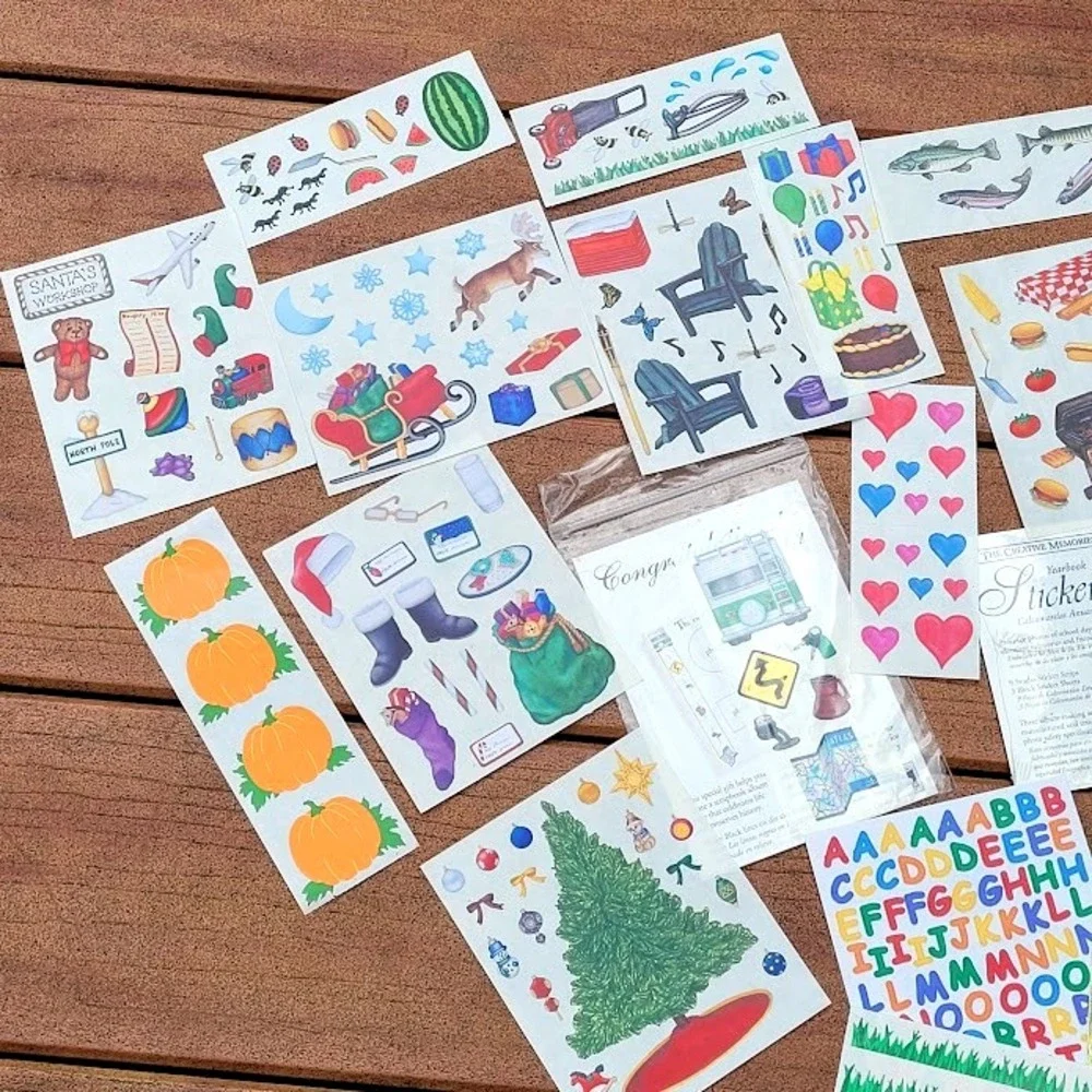 Vintage Sticker Lot Mrs Grossman's 80s 90s NOS New Old Stock Collect Collage Fun